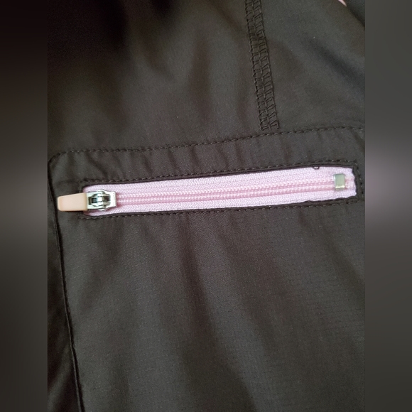 Danskin windbreaker, brown/pink,sz medium - Picture 3 of 4